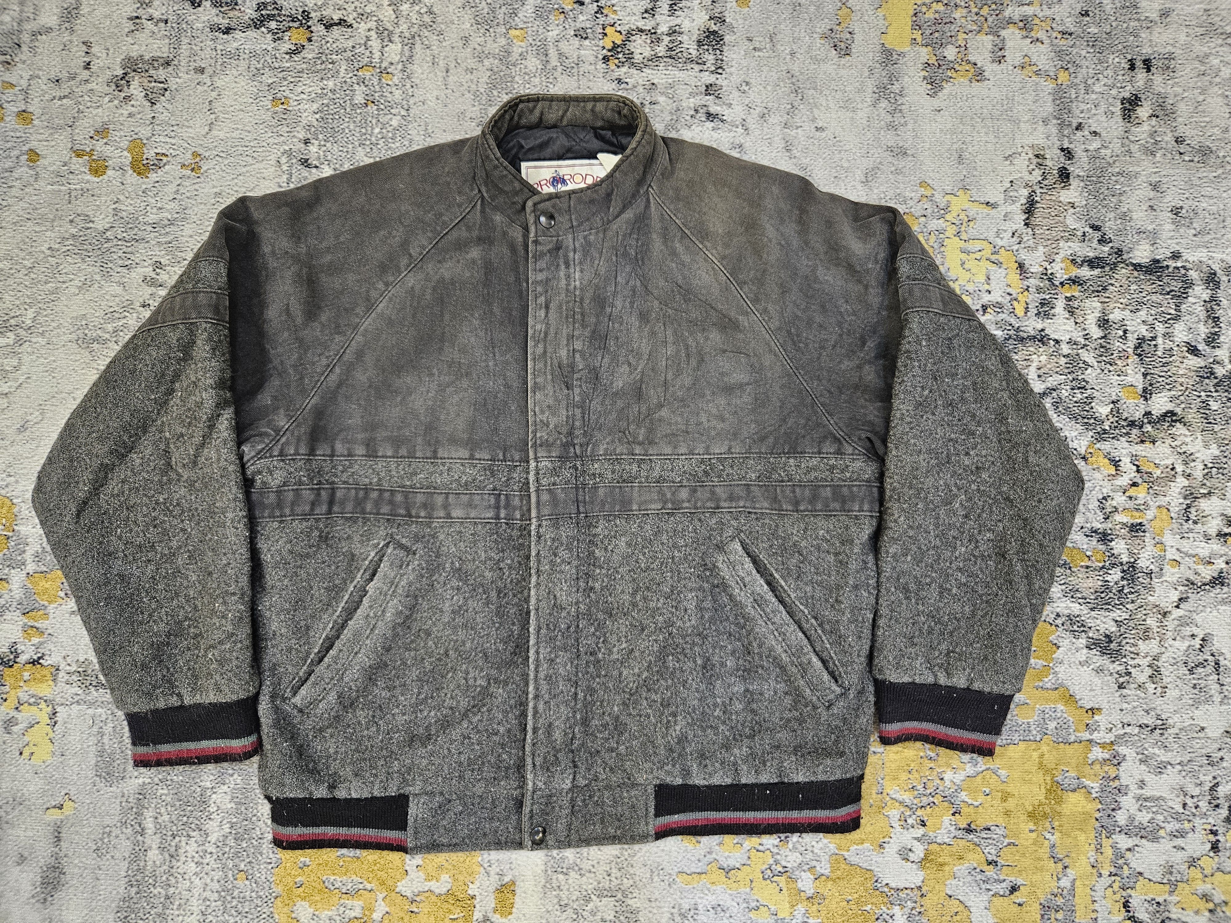 If Six Was Nine Vtg PRCA Professional Rodeo Cowboys Association BomberJacket Size US M / EU 48-50 / 2 - 2 Thumbnail