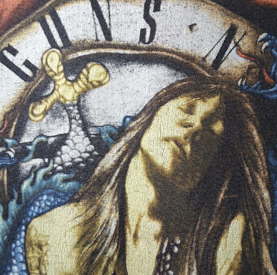 Vintage Vintage 90s Guns n Roses tee Size US L / EU 52-54 / 3 - 6 Thumbnail