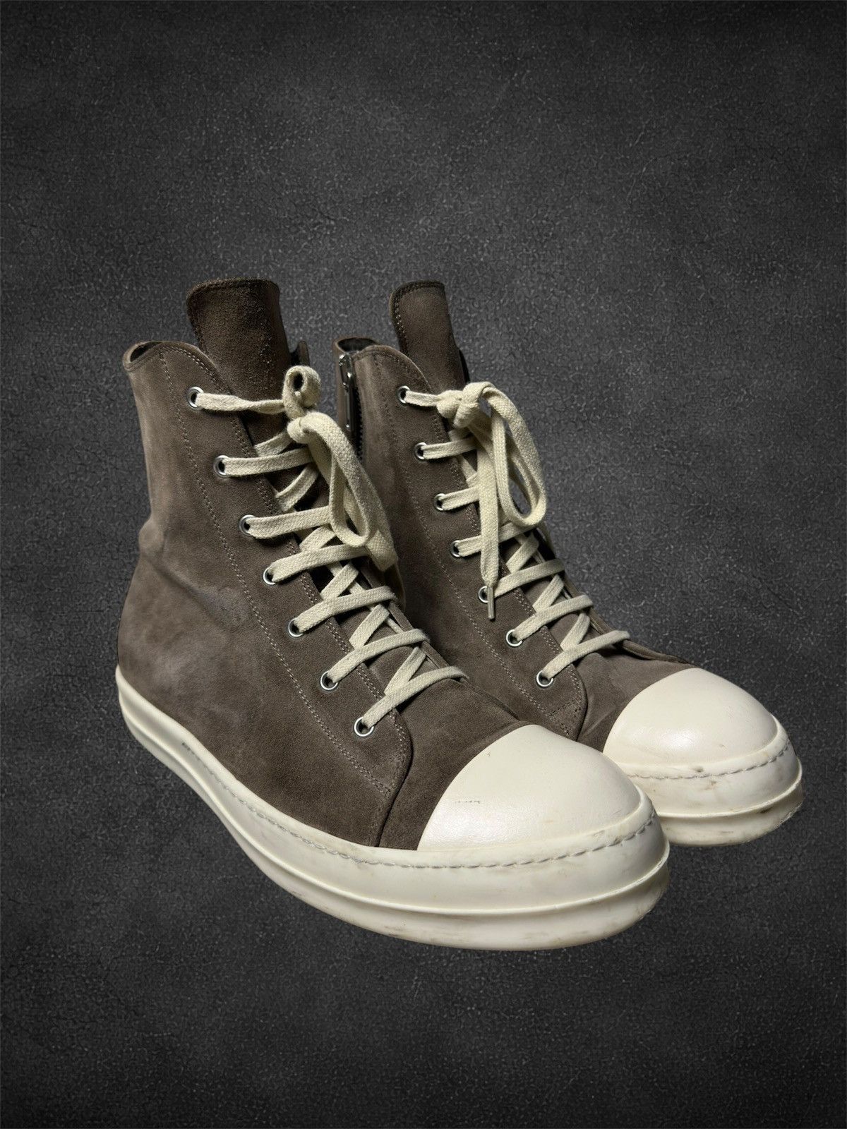 Rick Owens Rick Owens mainline suede Ramones Size US 11 / EU 44 - 2 Thumbnail