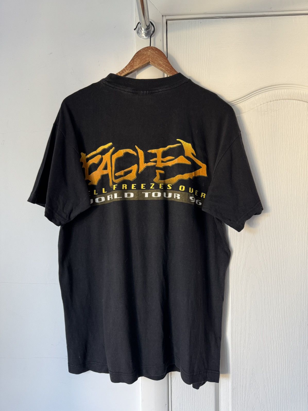 Band Tees Vintage 1994 The EAGLES All Freezes Over Tour Tee Size US L / EU 52-54 / 3 - 5 Thumbnail