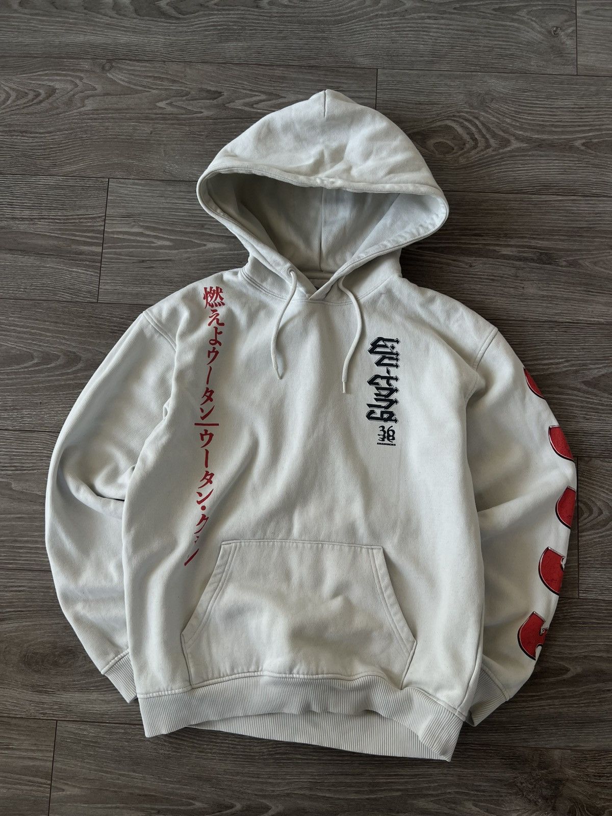 Rap Tees × Wu-Tang Clan Wu Tang Big Back Logo Overprinted Rap Hoodie Size US S / EU 44-46 / 1 - 9 Thumbnail