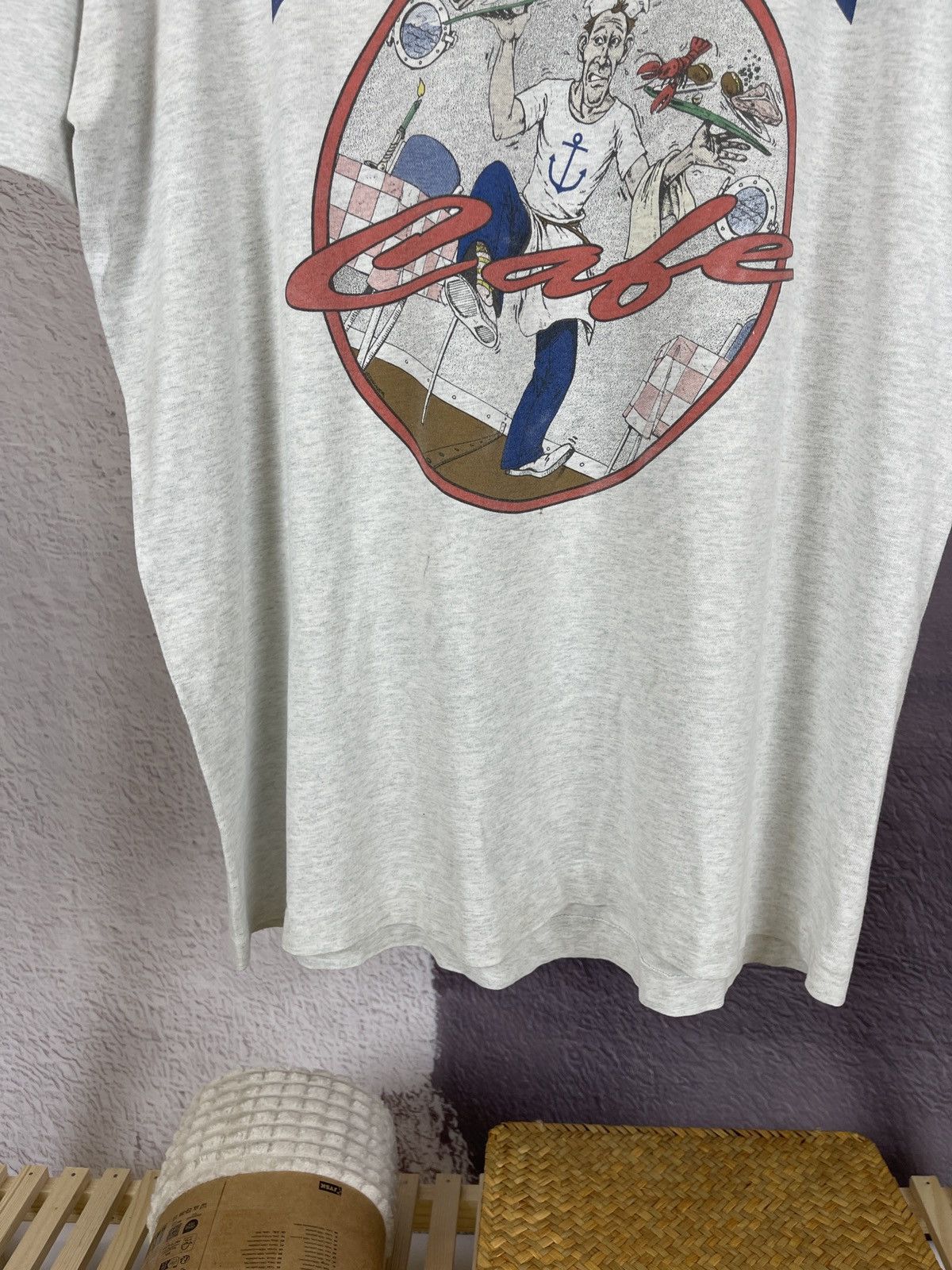 Fruit Of The Loom FOTL heavy roll liberty ship john w. brown made in USA tee Size US XL / EU 56 / 4 - 7 Thumbnail