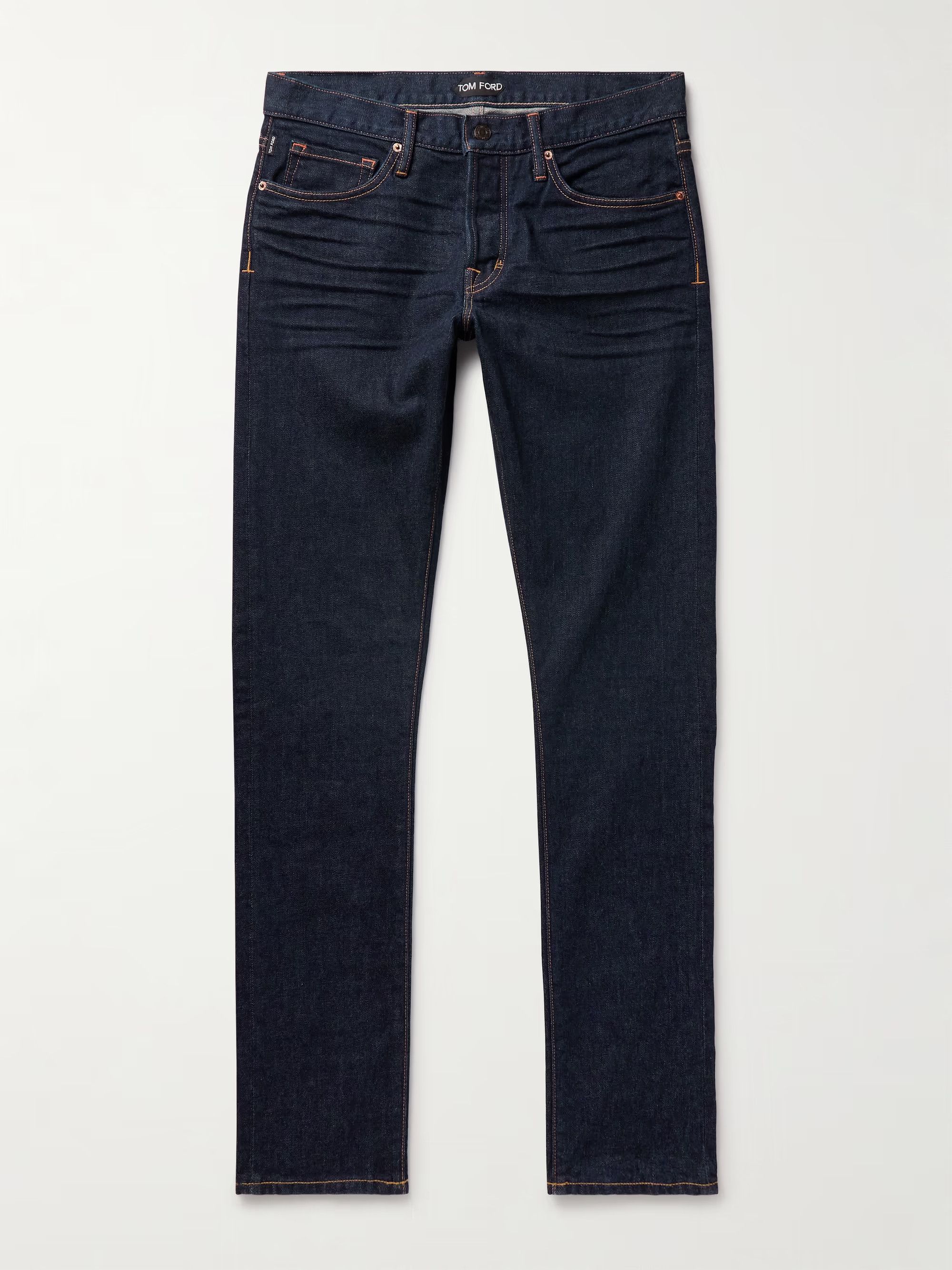 Tom Ford TOM FORD INDIGO RINSE STRETCH SLIM FIT DENIM SIZE 32 Size US 32 / EU 48 - 1 Thumbnail