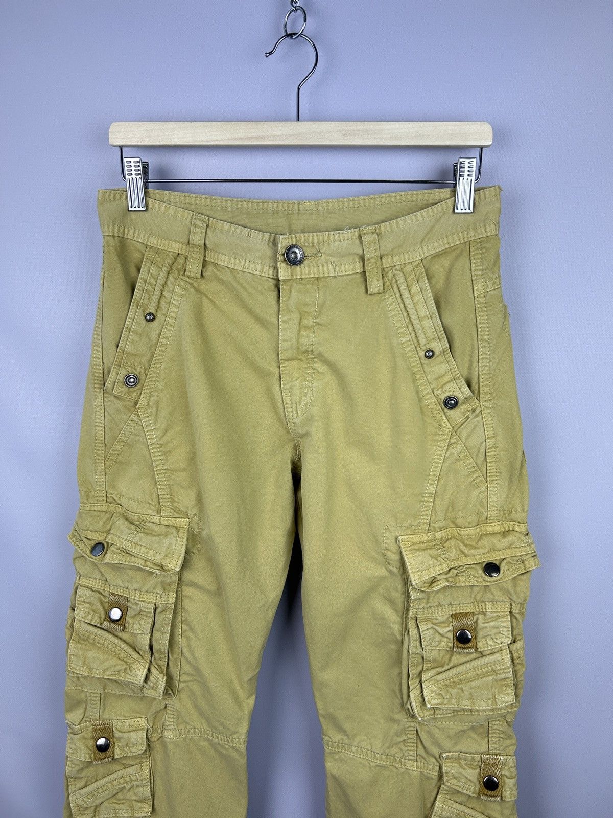 Japanese Brand Junye Tactical Japanese jeans Cargo pants Tan Sand W30 L32 Size US 30 / EU 46 - 3 Thumbnail