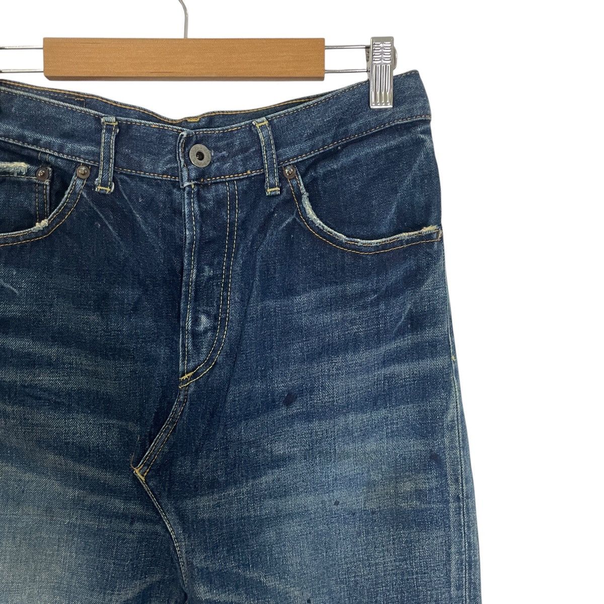 Japanese Brand Vintage Journal Standart Japan Buckle Short Denim Size US 28 / EU 44 - 4 Thumbnail