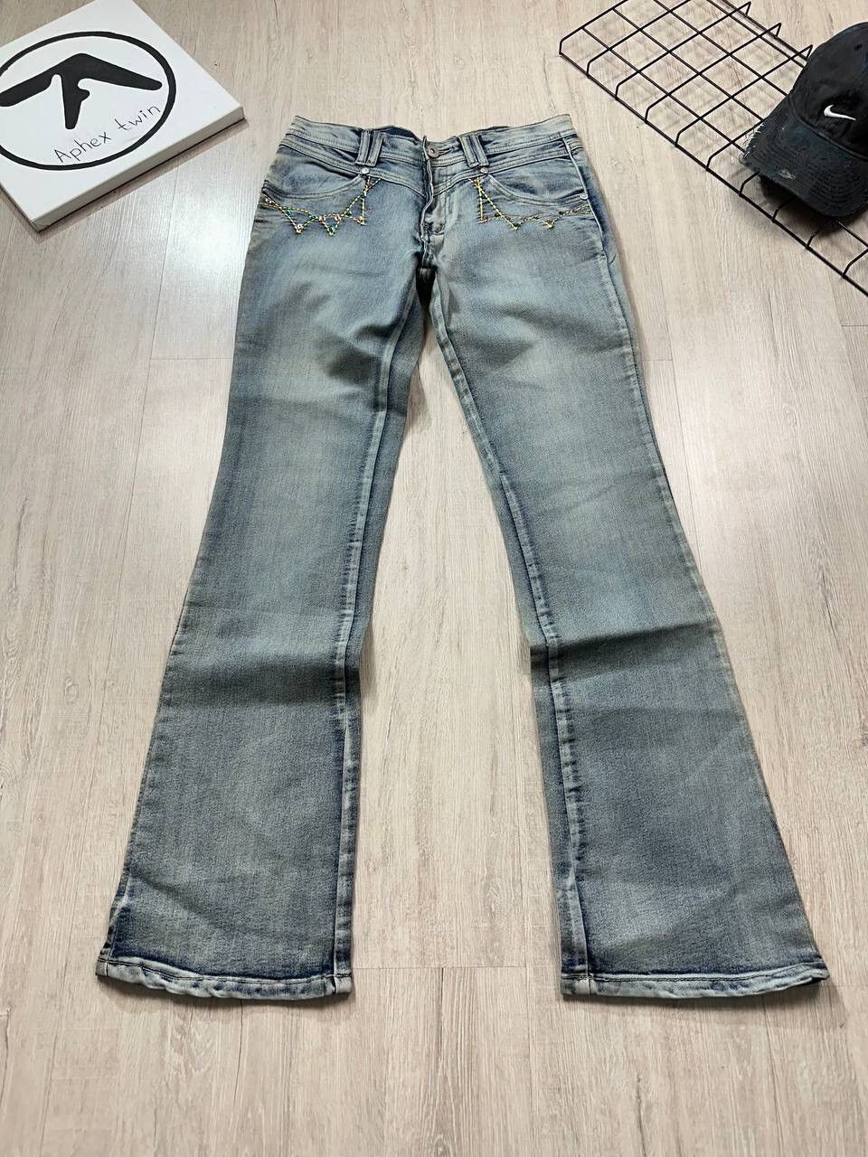 Hysteric Glamour × Vintage Vintage Y2K Flared Jeans Size 26" / US 2 / IT 38 - 1 Thumbnail