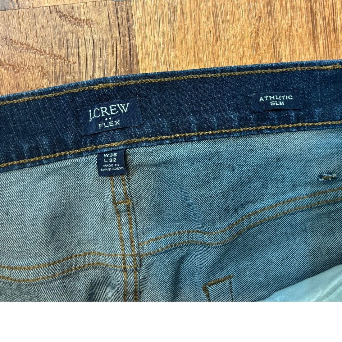 J.Crew NWOT J.Crew Altheltic Slim Fit Jean Signature FlexSize 38x32 Size US 38 / EU 54 - 5 Thumbnail