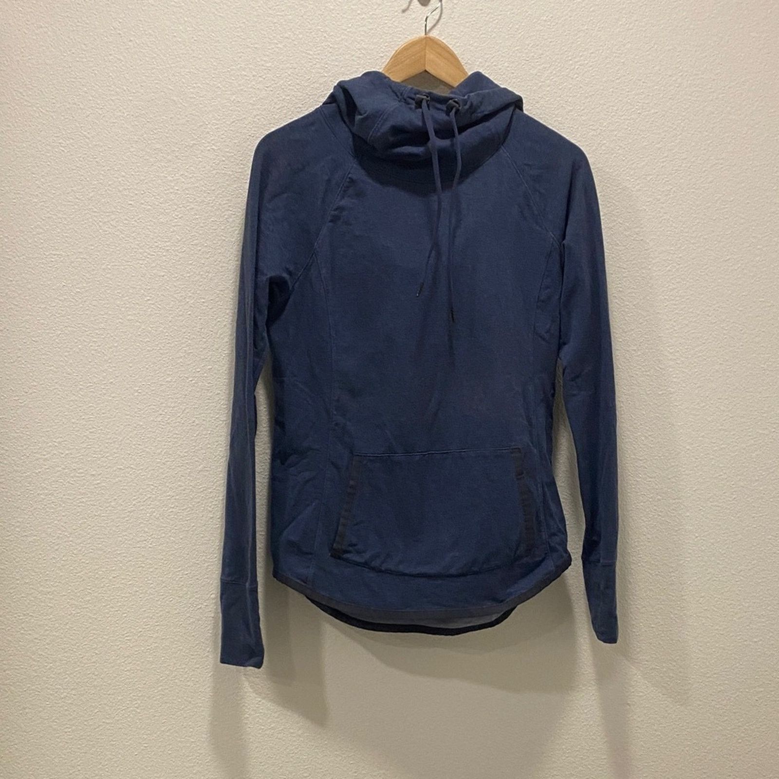 Athleta Athleta Blue Pullover Hoodie - Small Size S / US 4 / IT 40 - 2 Thumbnail