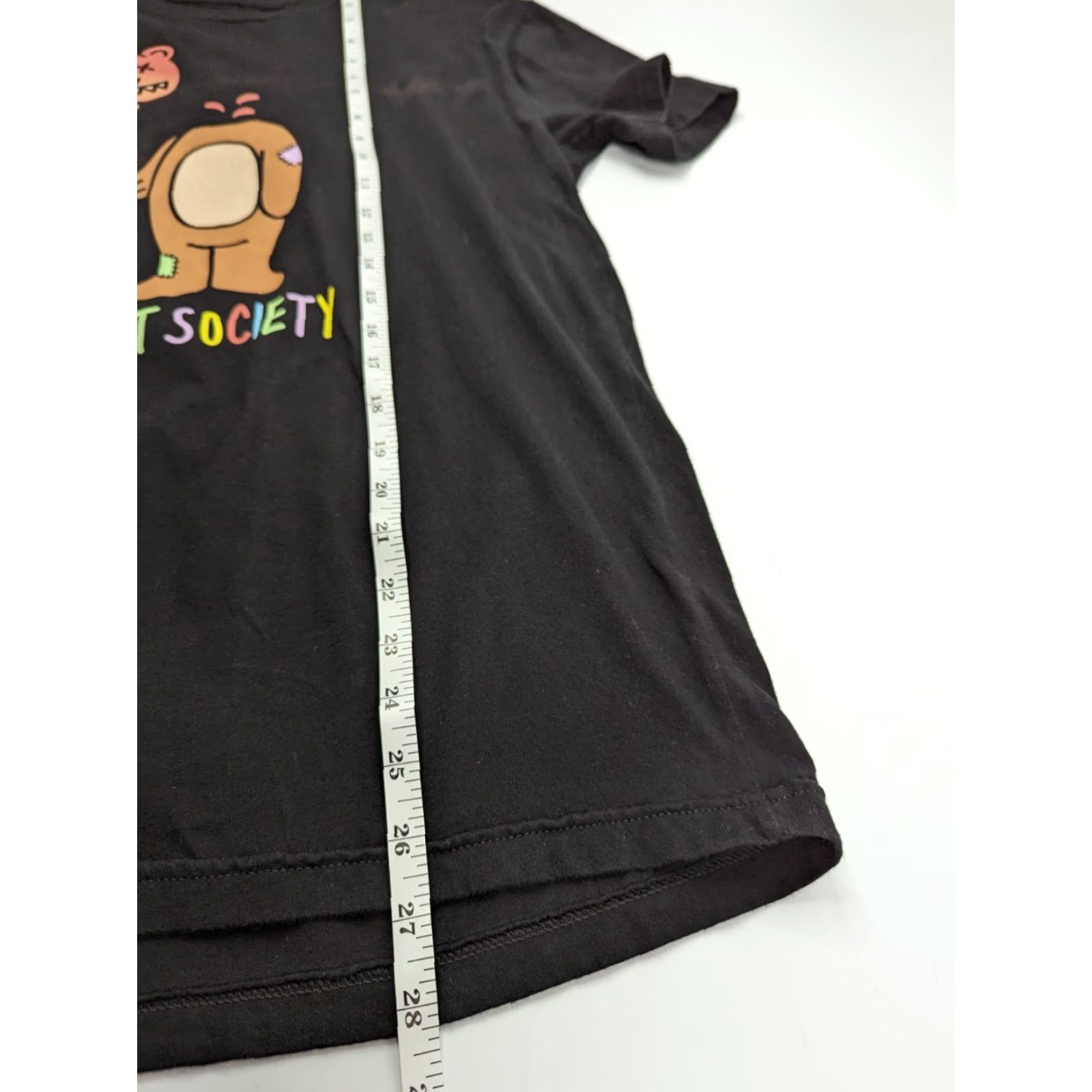 Vintage Riot Society Tee Shirt Short Sleeve Bear Balloon Head Graphic Small Riot Society Mens S Black 100% Cotton Graphic Tee Size US S / EU 44-46 / 1 - 6 Thumbnail