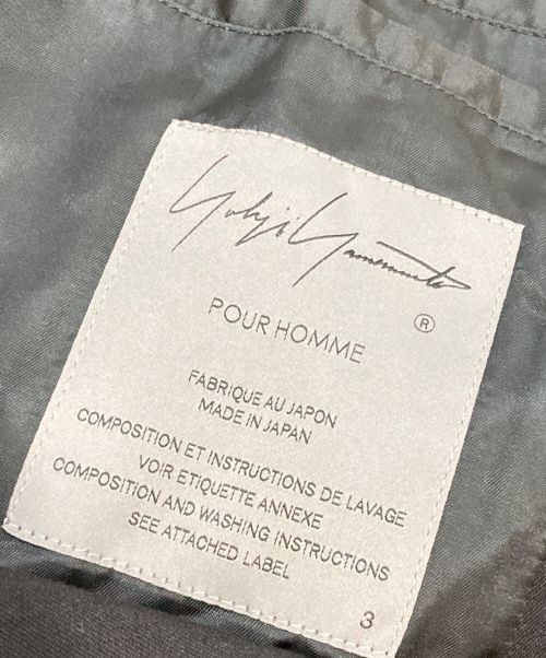 Yohji Yamamoto Yohji Yamamoto pour homme WOOL GABBER TAILORED JACKET Size US M / EU 48-50 / 2 - 9 Thumbnail