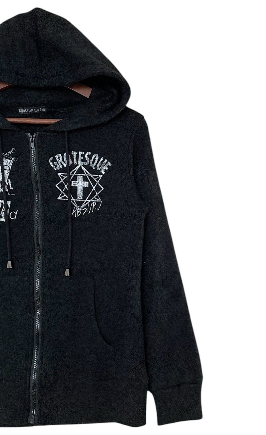 Seditionaries Vintage Japanese Brand Ghost of Harlem Velvet Hoodies 2000s Size US M / EU 48-50 / 2 - 6 Thumbnail