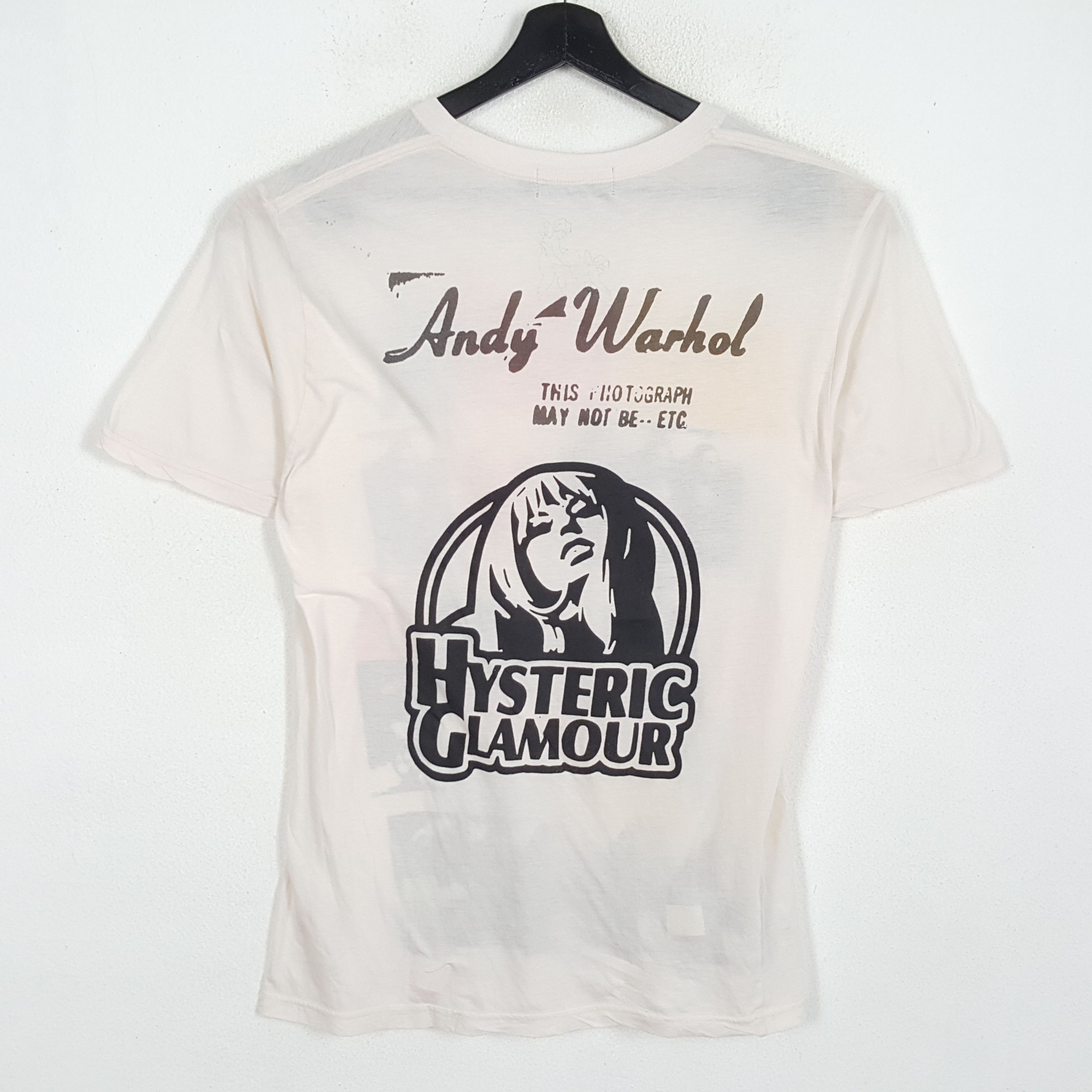 Andy Warhol × Hysteric Glamour × Japanese Brand HYSTERIC GLAMOUR ANDY WARHOL Custom Art Tshirt Size US M / EU 48-50 / 2 - 1 Thumbnail