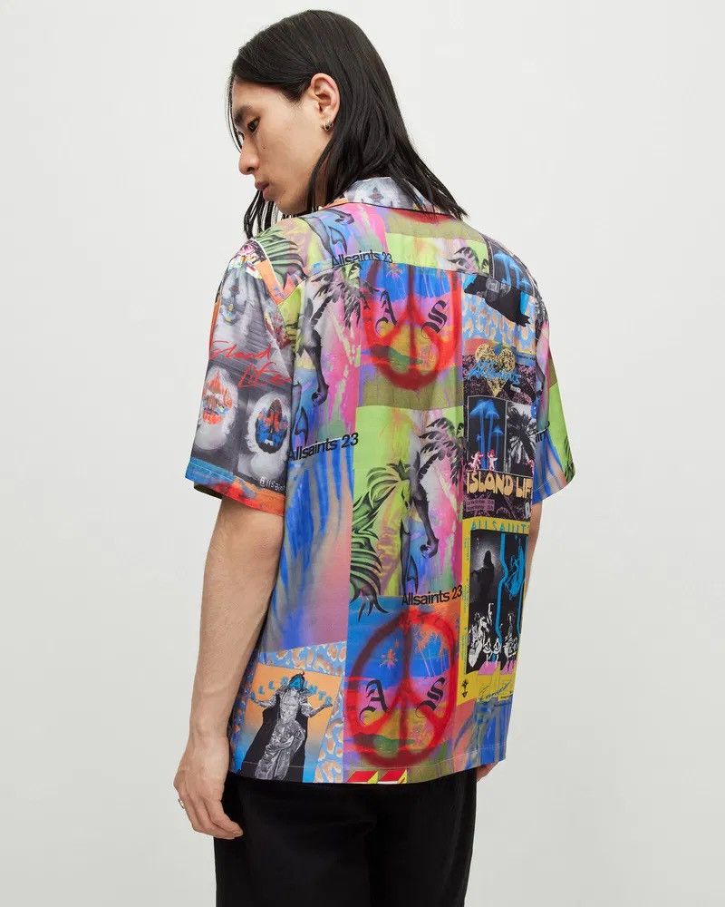Allsaints AllSaints Karnival Bold Rave Print Shirt Size US S / EU 44-46 / 1 - 2 Thumbnail