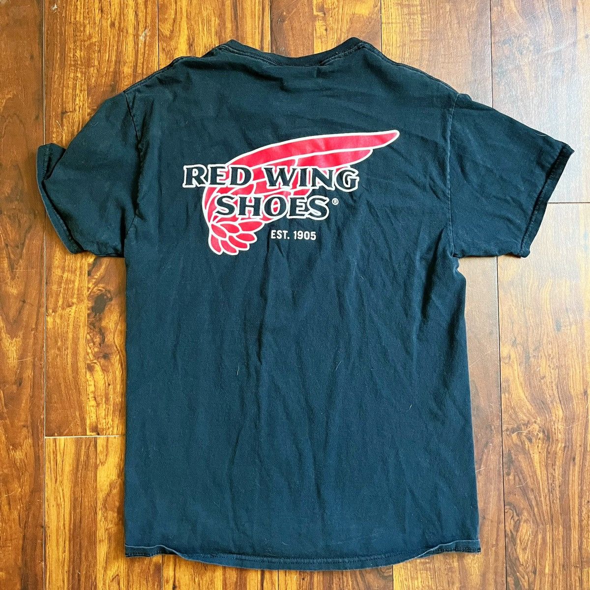 Red Wing Red Wing Shoes Established 1905 Black Logo T-Shirt | Grailed