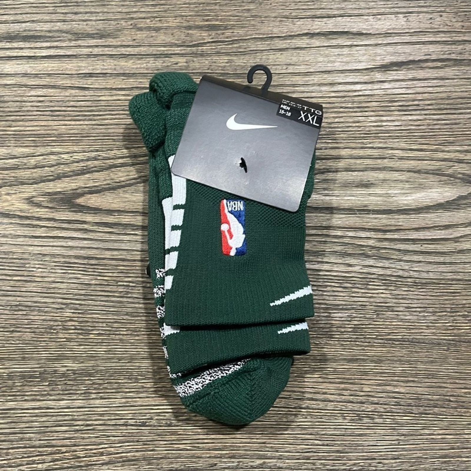 Nike NWT Nike Dri-Fit Swoosh NBA Basketball Crew Socks 2XL Size ONE SIZE - 1 Thumbnail