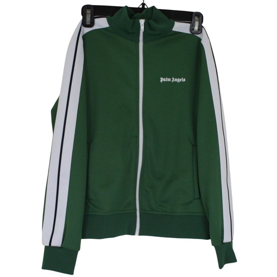 Palm Angels Palm Angels Spell Out Green Track Jacket Youth 12 Years Size XL / US 12-14 / IT 48-50 - 1 Thumbnail