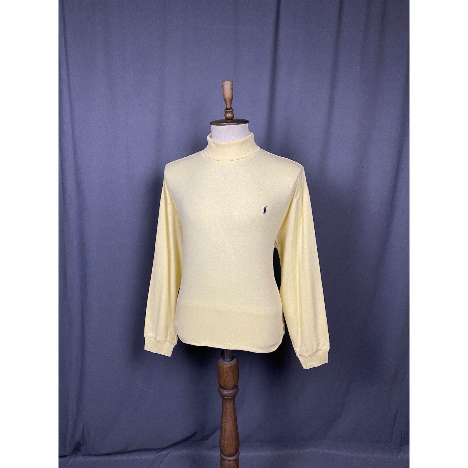 Polo Ralph Lauren Polo by Ralph Lauren US Made Vintage Beige Yellow Turtleneck Size US XXL / EU 58 / 5 - 4 Thumbnail