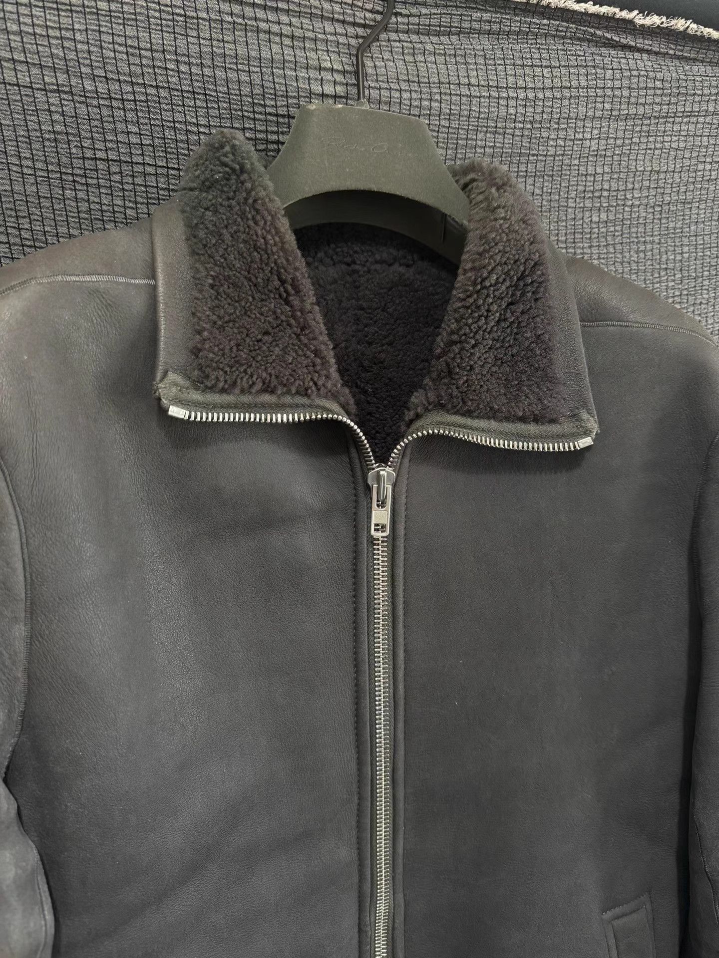 Rick Owens Rick Owens 14FW mainline shearling jacket Size US M / EU 48-50 / 2 - 6 Thumbnail