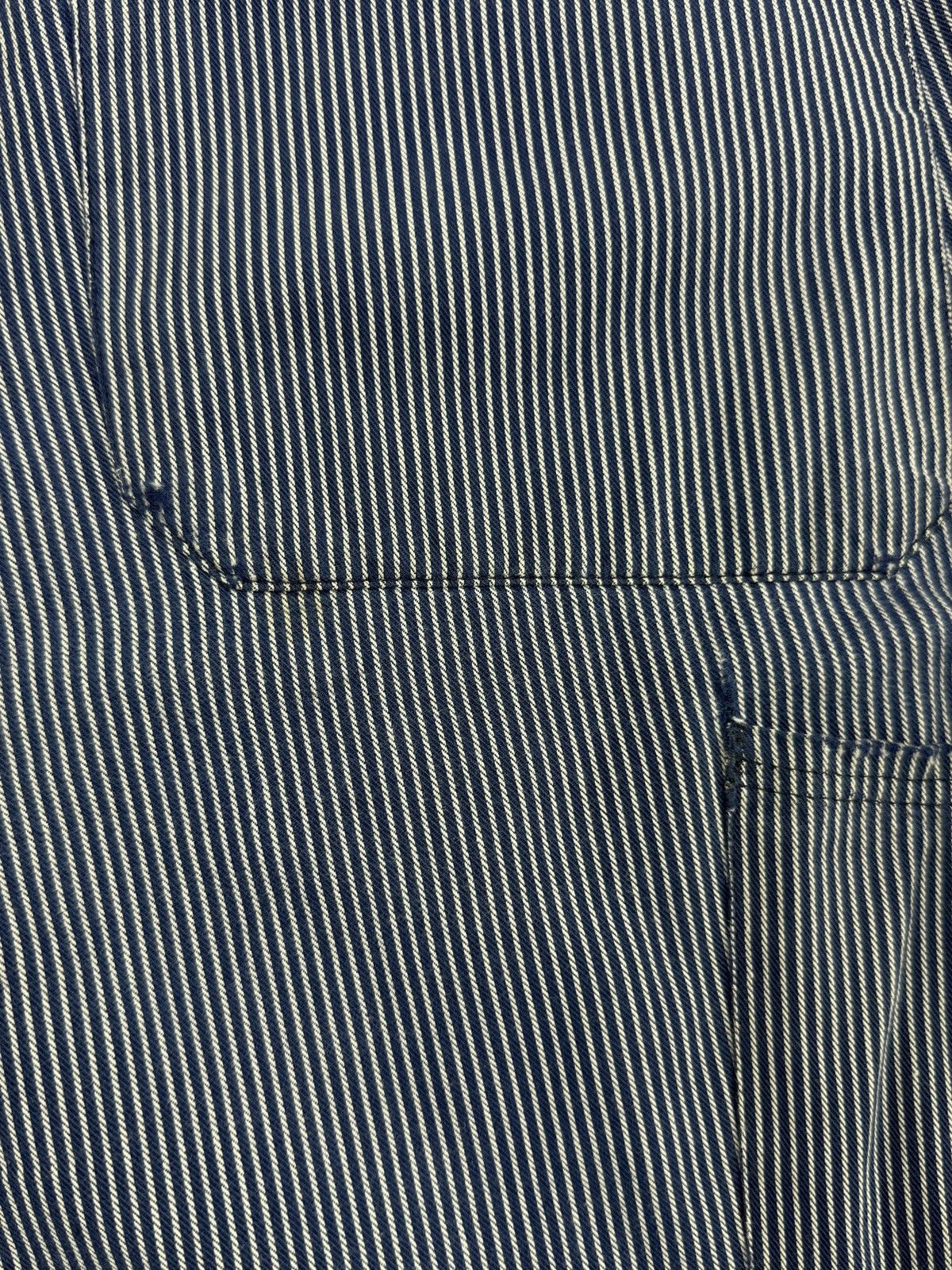 Vintage 1970’s Vintage Distressed Euro Hickory Stripe Work Pants Size US 34 / EU 50 - 11 Thumbnail