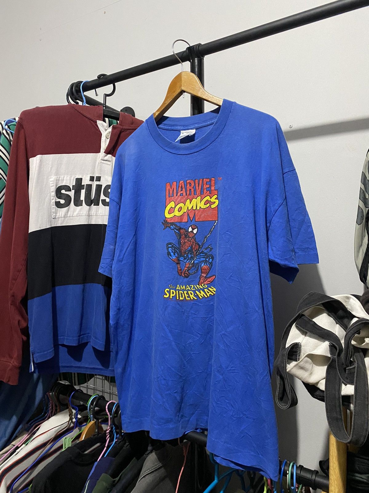 Band Tees × Marvel Comics Spider Man Marvel Comics T-shirt Size US XL / EU 56 / 4 - 2 Thumbnail