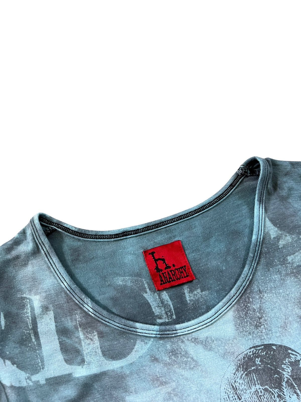 Japanese Brand h.Anarchy by h.Naoto Acid Blue Tshirt Size US XS / EU 42 / 0 - 4 Thumbnail