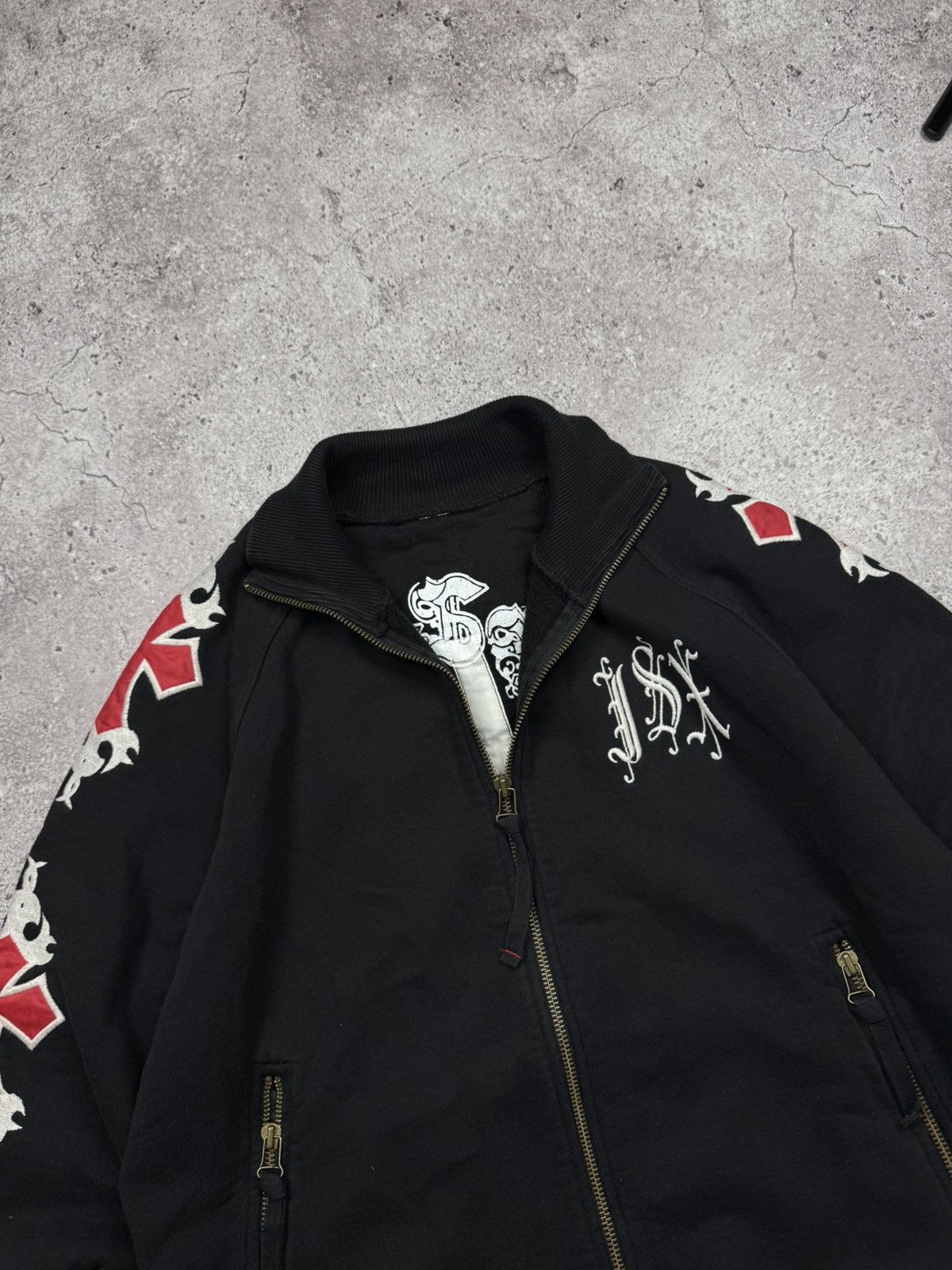 JET SET Archive JSX Jet Set Cross Y2K Zip Sweatshirt Japanese Dragon Size US L / EU 52-54 / 3 - 3 Thumbnail
