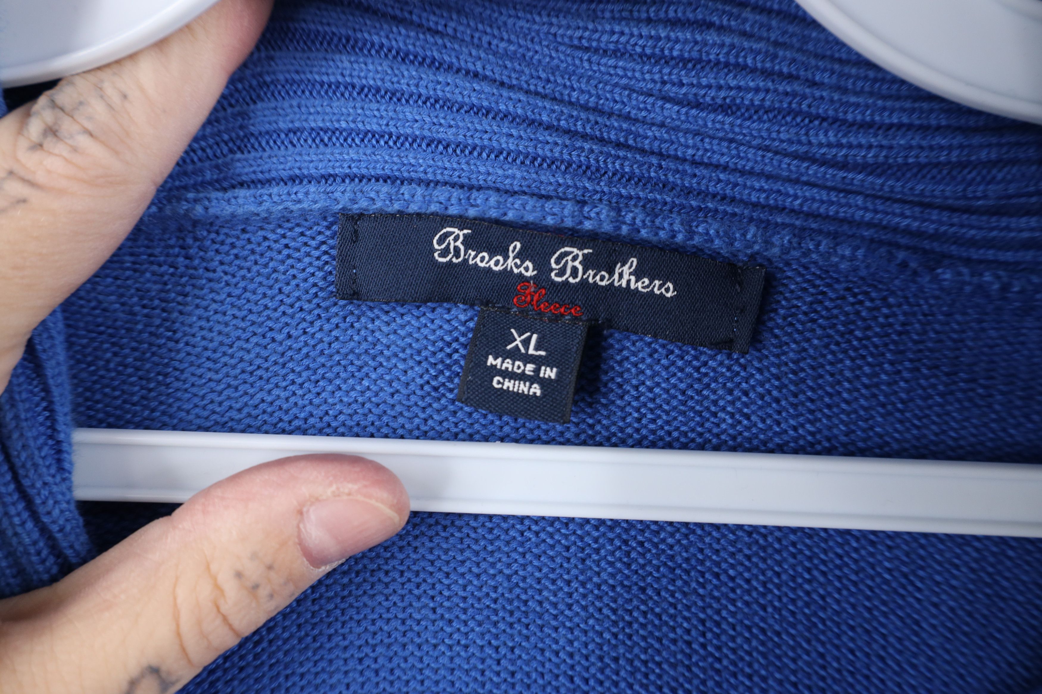 Brooks Brothers Brooks Brothers Cotton Knit Toggle Button Shawl Sweater Size US XL / EU 56 / 4 - 5 Thumbnail