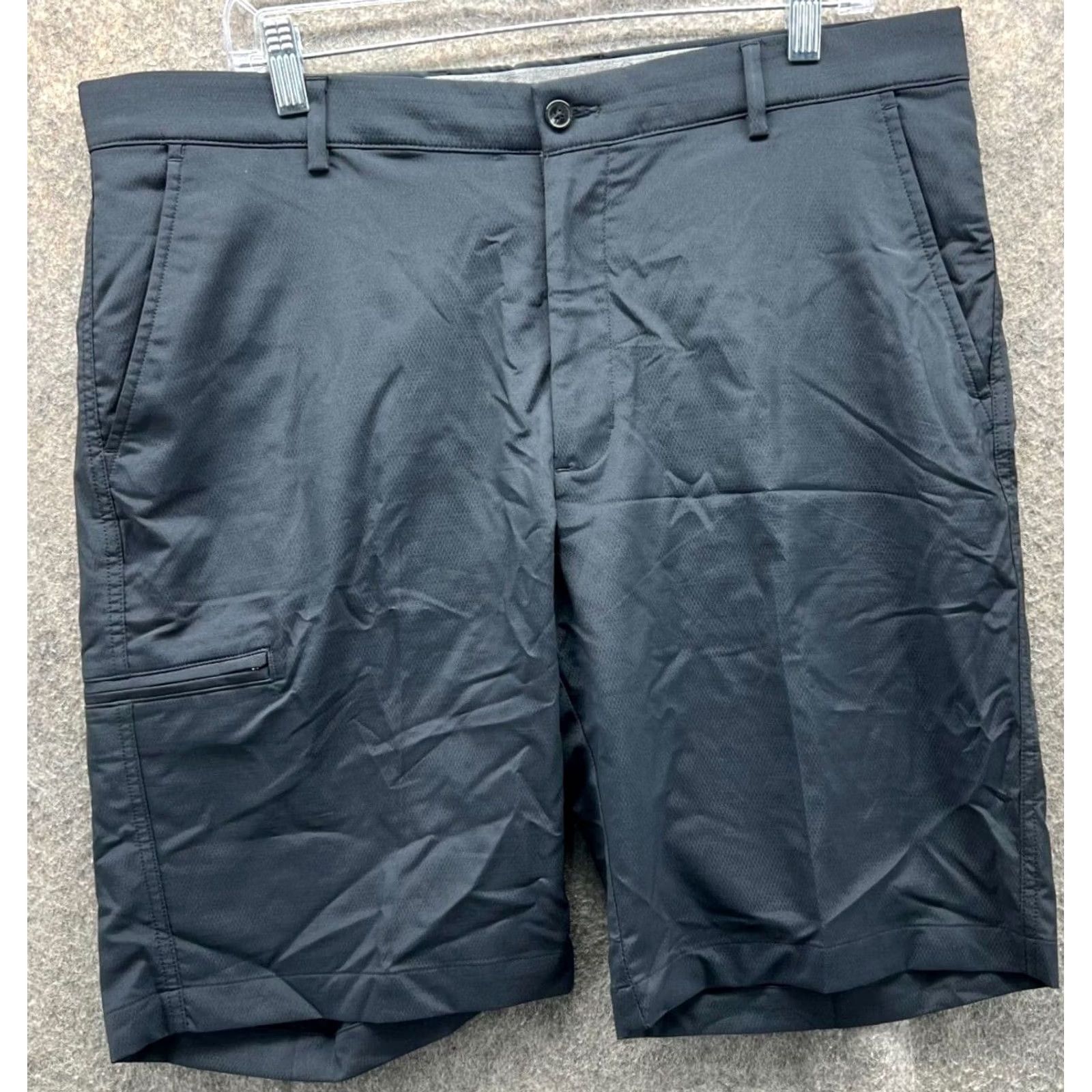 Vintage Greg Norman Shorts Mens 38 Black Chino Flat Front Golf Stretch Knit casual VINTAGE? No Size US 38 / EU 54 - 2 Thumbnail