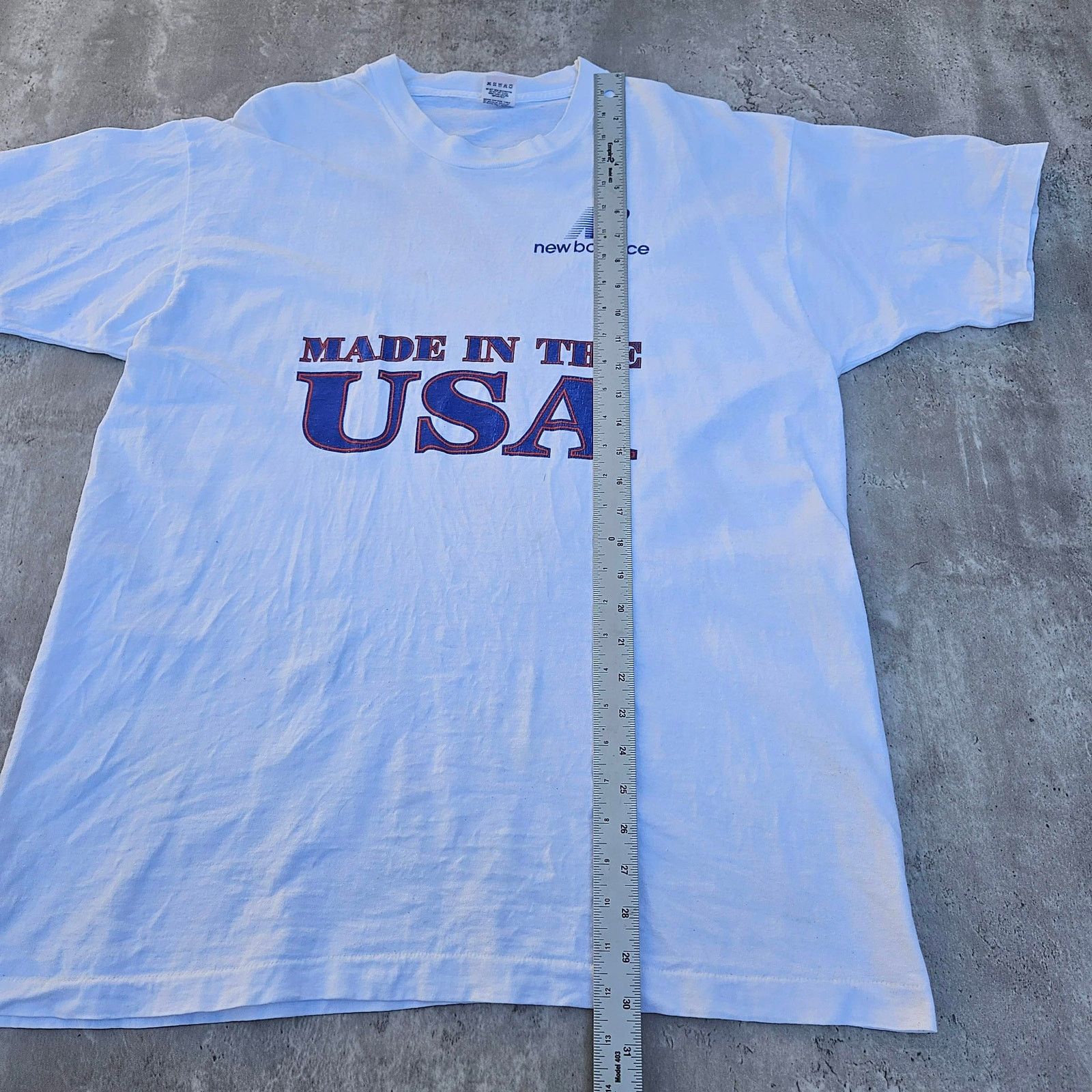 New Balance Vintage New Balance Shirt 1980's Size XL White Size US XL / EU 56 / 4 - 5 Thumbnail