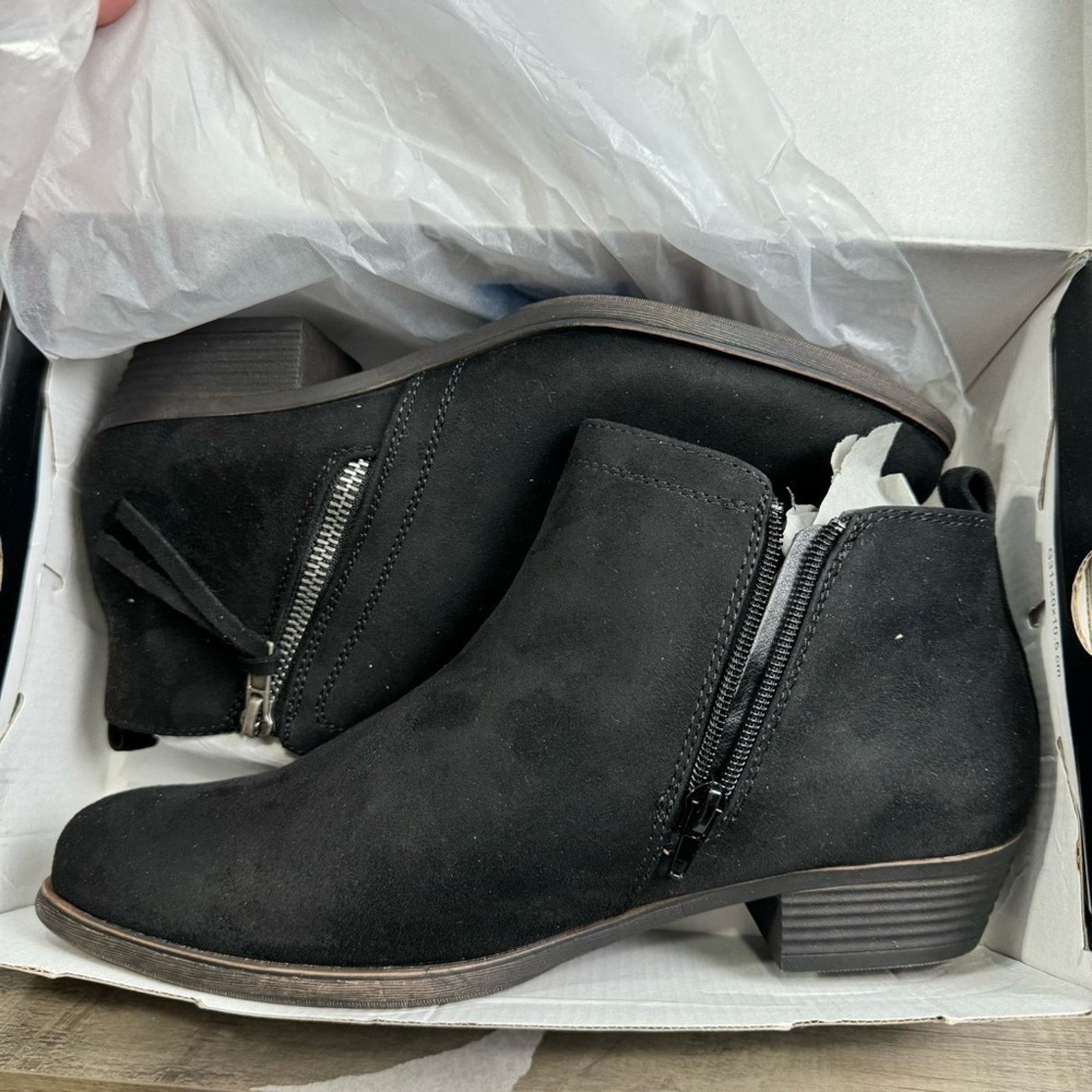 London Fog LONDON FOG Women's Tina Ankle Bootie Size 10 Wide NEW H293 Size US 10 / IT 40 - 6 Thumbnail