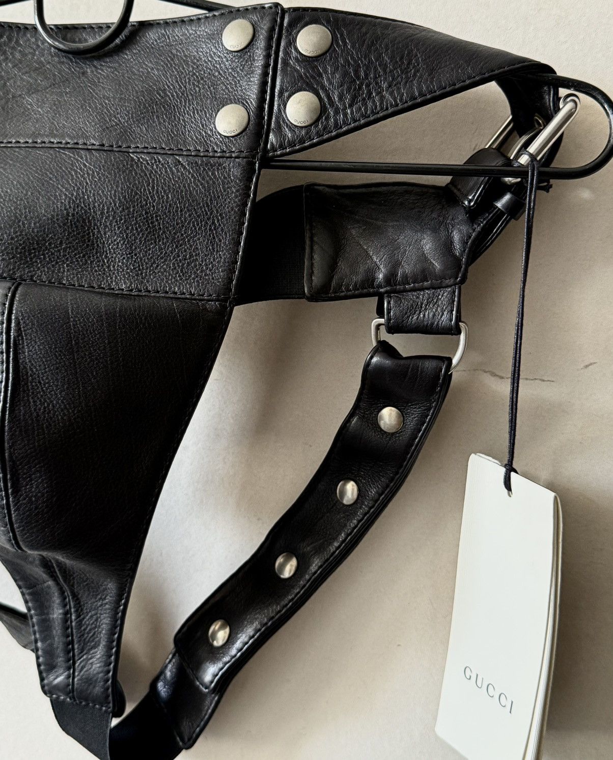 Gucci Gucci - Alessandro Michele - SS19 - Calf skin - Jockstrap Size ONE SIZE - 3 Thumbnail