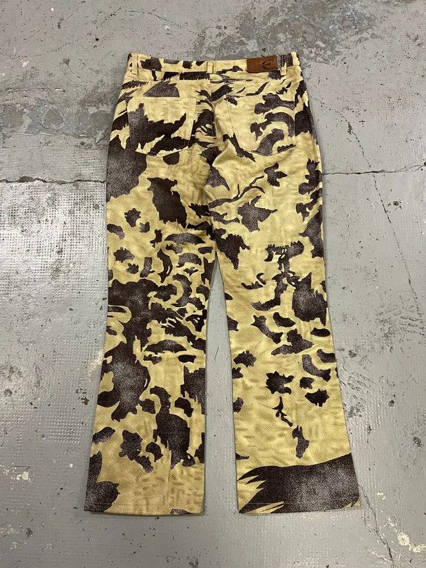Just Cavalli AW2001 Cavalli Crow Camo Beige & Black Pants Size US 31 - 8 Thumbnail