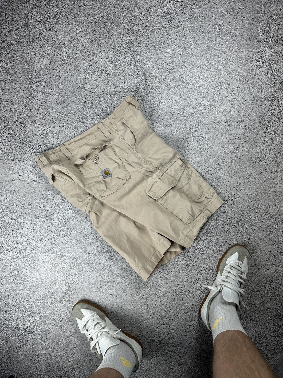 Carhartt Vintage Carhartt Cargo Short Thrift Bermuda Baggy Y2K Size US 29 - 1 Thumbnail