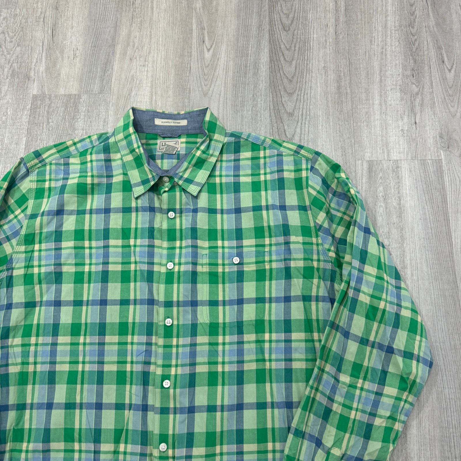 L.L. Bean Vintage L.L. Bean Button Shirt XXL Tall Plaid Long Sleeve Size US XXL / EU 58 / 5 - 2 Thumbnail