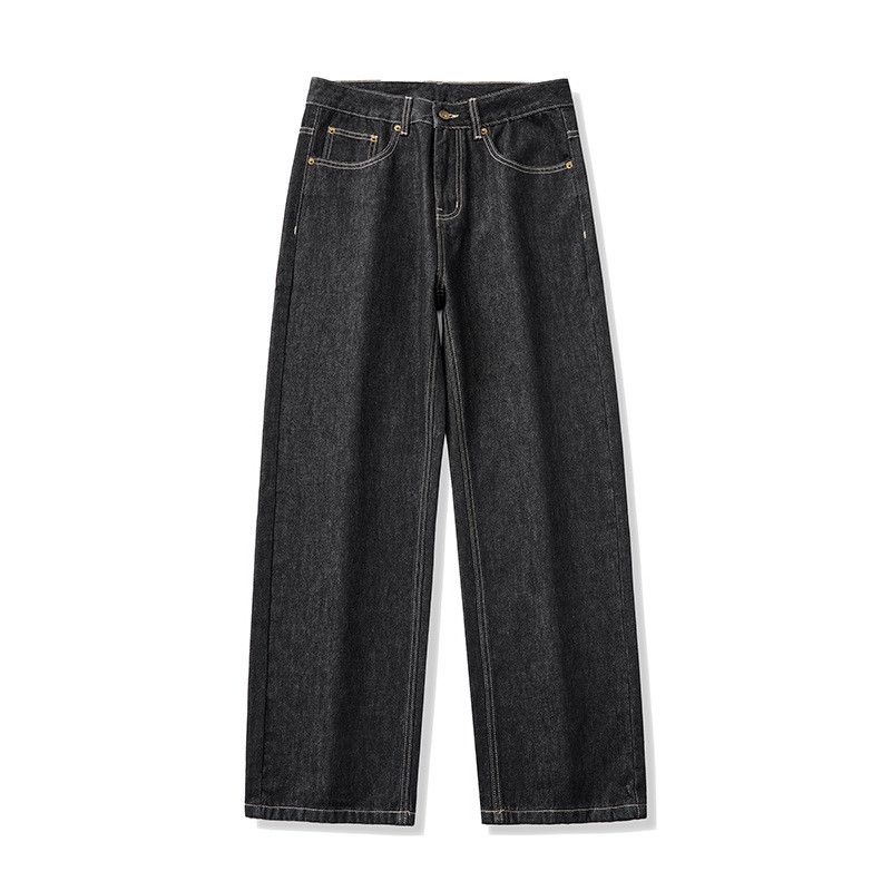 Japanese Brand American retro men's loose straight casual wide-leg jeans Size US 32 / EU 48 - 4 Thumbnail