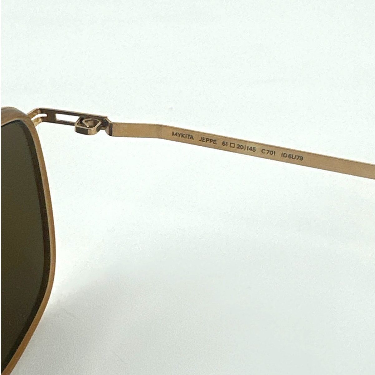 Mykita Mykita Men's Gold Brown Jeppe 6U79 Eyewear Sunglasses Size ONE SIZE - 4 Thumbnail