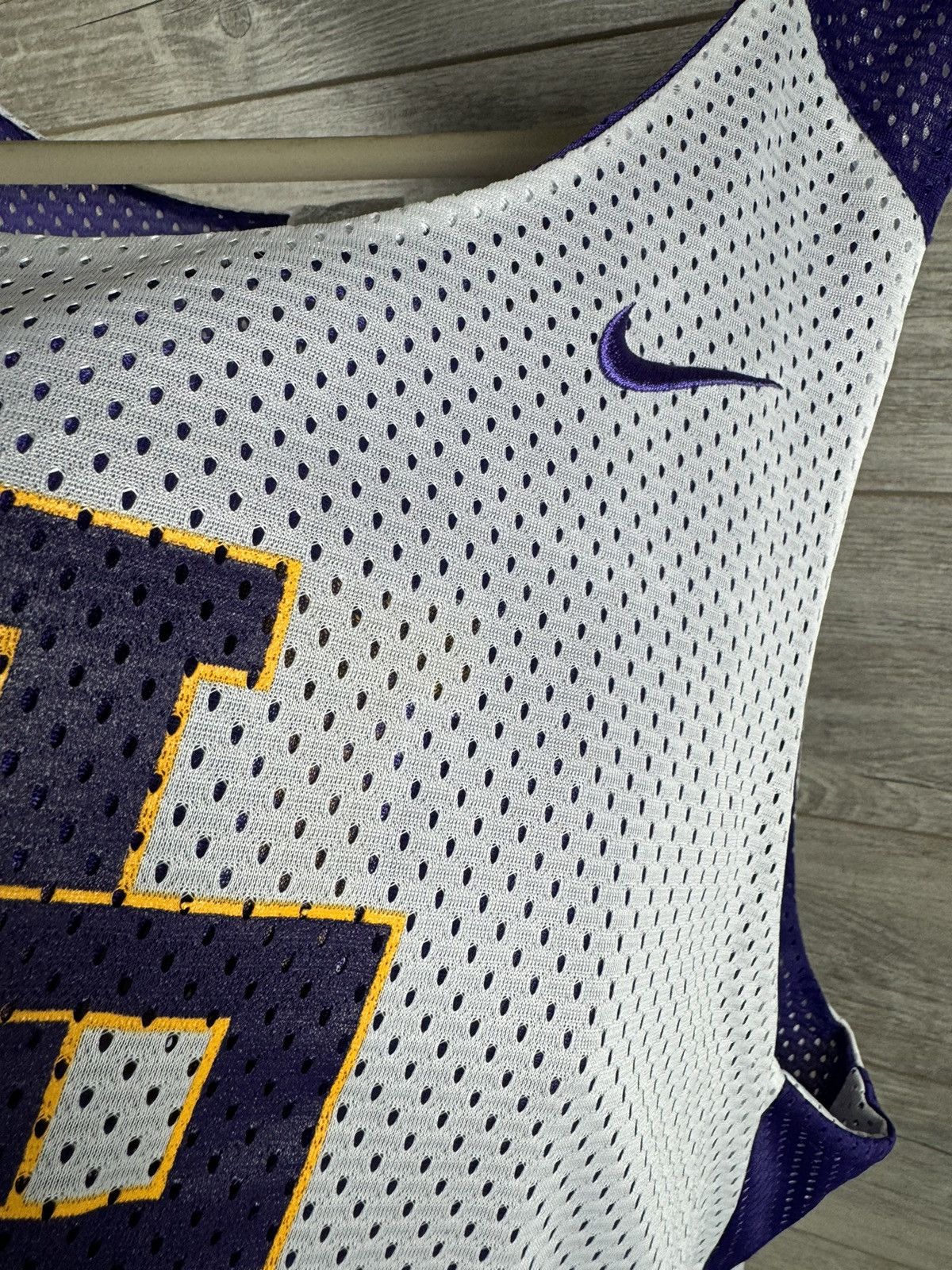Nike NIKE VINTAGE LACROSSE DOUBLE SIDED MESH T-SHIRT #11 Size US L / EU 52-54 / 3 - 12 Thumbnail