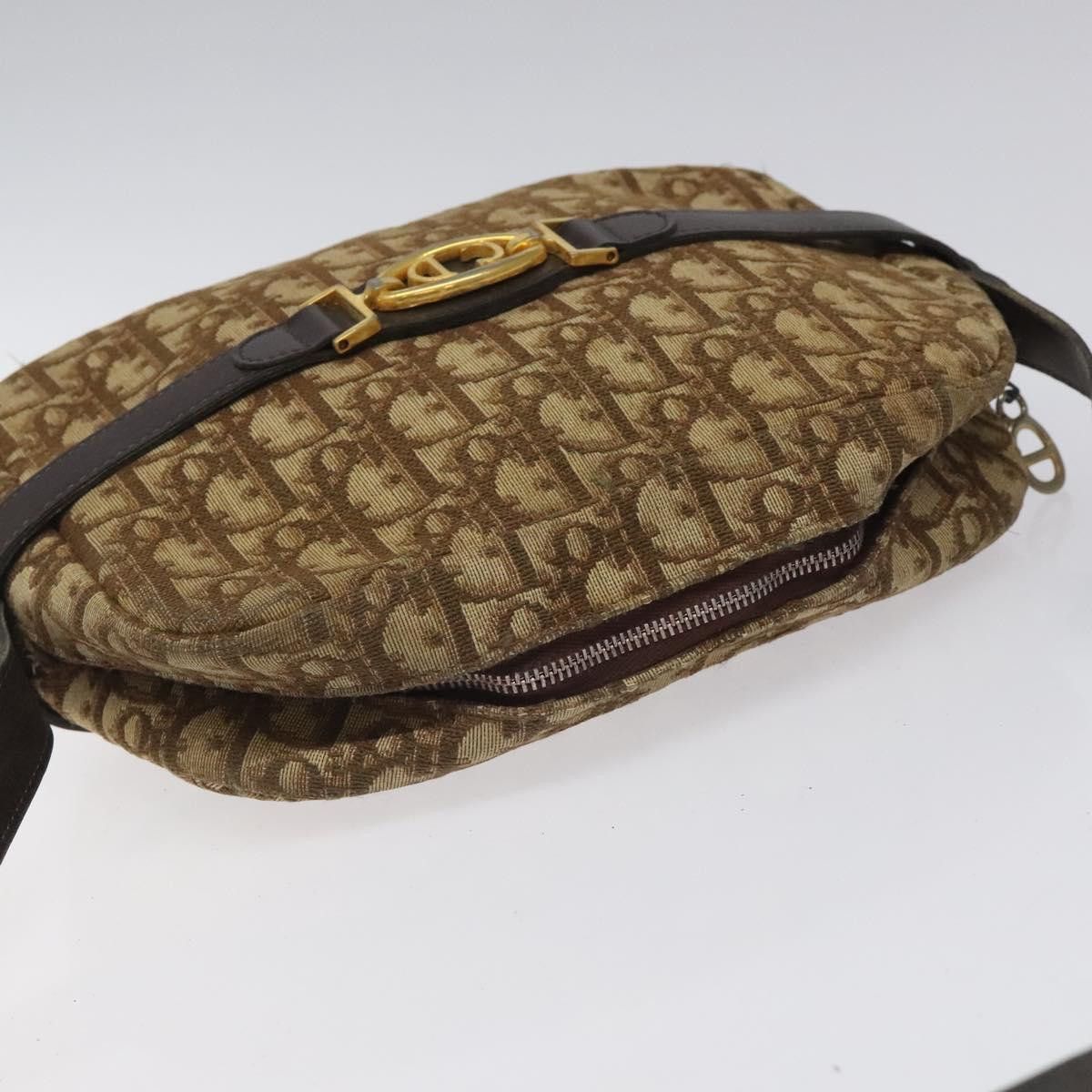 Dior DIOR Trotter Canvas Shoulder Bag Brown Size ONE SIZE - 6 Thumbnail