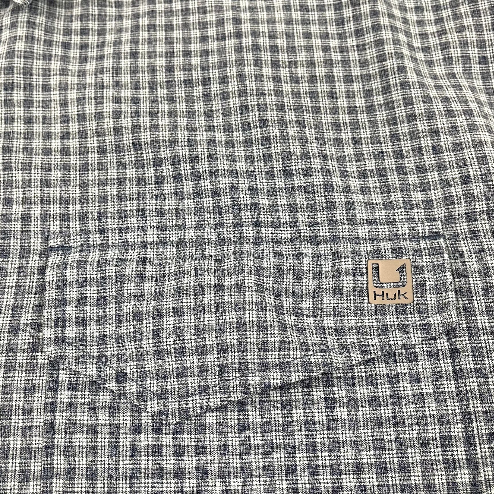 Vintage HUK Shirt Mens 2XL Blue Plaid Performance Fishing Button Down Long Sleeve Casual Size US XXL / EU 58 / 5 - 6 Thumbnail