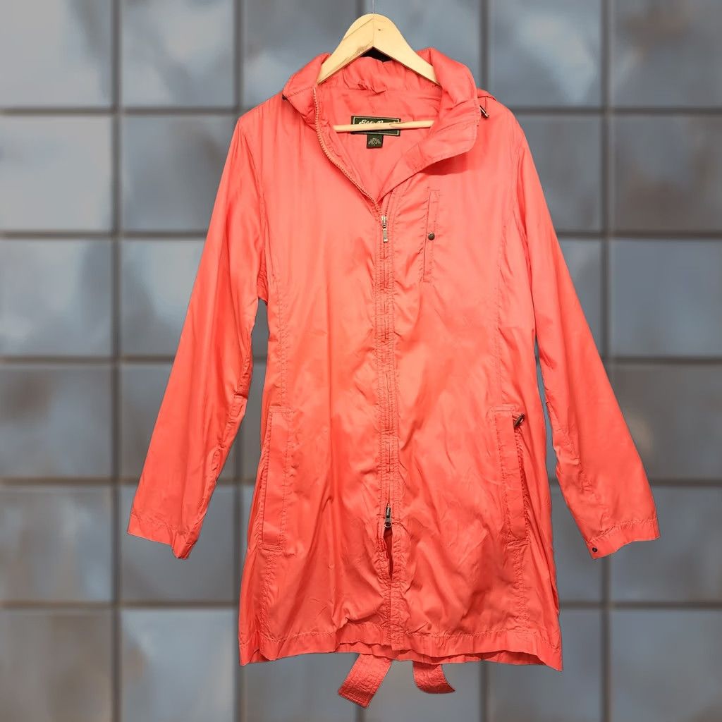 Eddie Bauer Eddie Bauer Womens Large Pink Nylon Water Resistant Windbreaker Jacket Hooded Size L / US 10 / IT 46 - 1 Thumbnail
