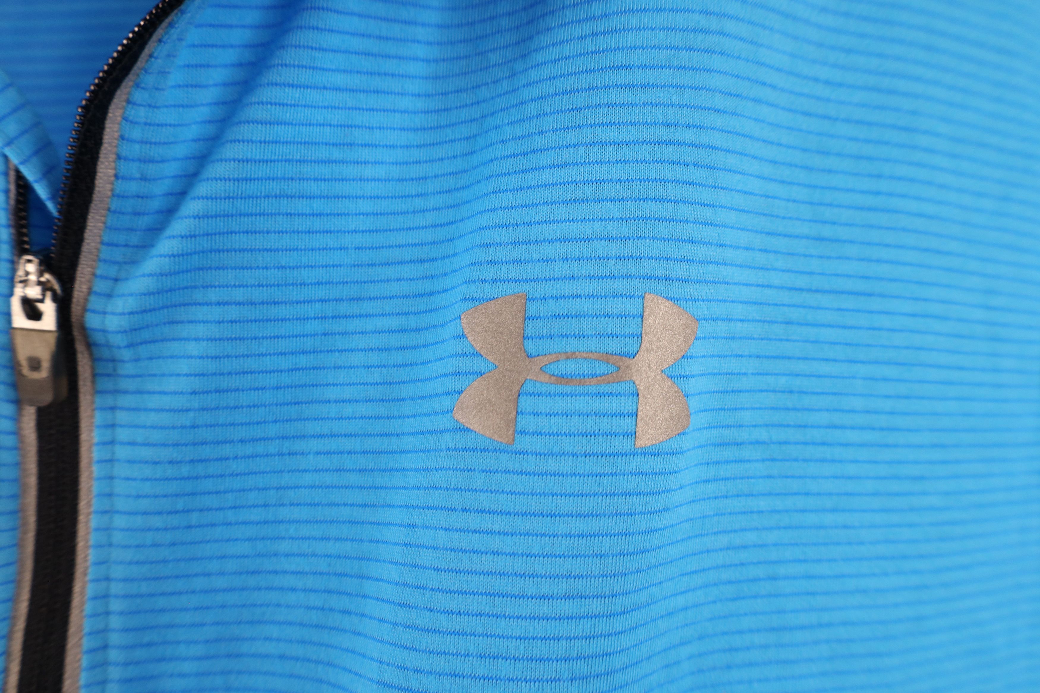 Under Armour × Vintage New Under Armour Striped Half Zip Pullover Top Jacket Blue Size US XL / EU 56 / 4 - 4 Thumbnail