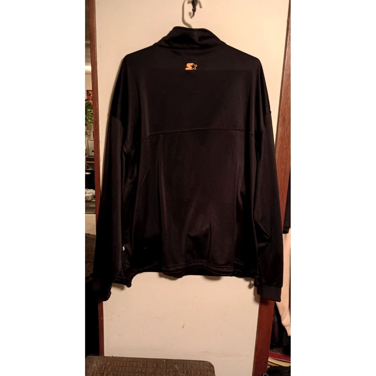 Starter VINTAGE Starter Full Zip Classic Track Jacket Mens XL Black Size US XL / EU 56 / 4 - 2 Thumbnail