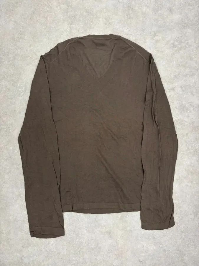Gucci 2000s Gucci Brown V Neck Sweater Size US M / EU 48-50 / 2 - 4 Thumbnail
