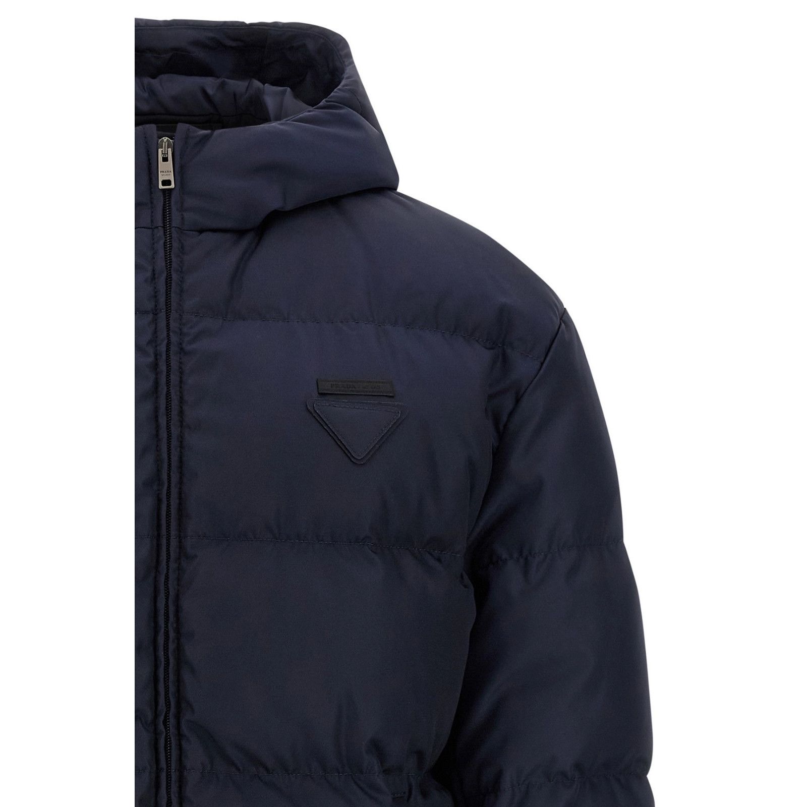 Prada PRADA Black Re-Nylon Blue Jacket New & Authentic (Men's size Size US XL / EU 56 / 4 - 3 Thumbnail