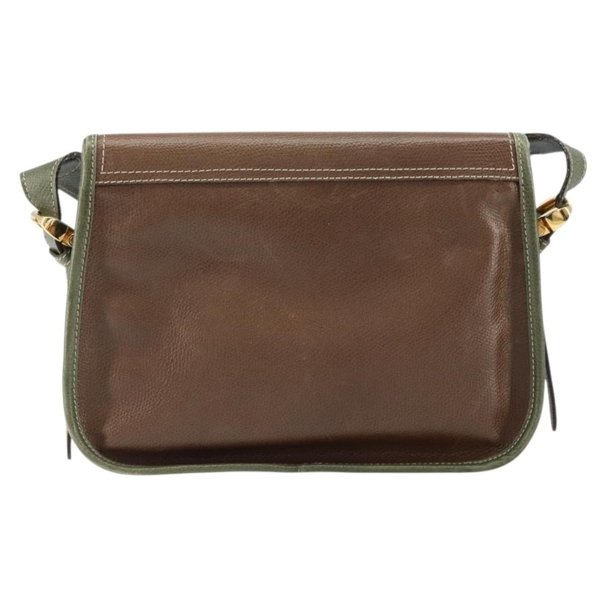 Loewe Loewe Anagram Leather Shoulder Bag Gold Size ONE SIZE - 6 Thumbnail