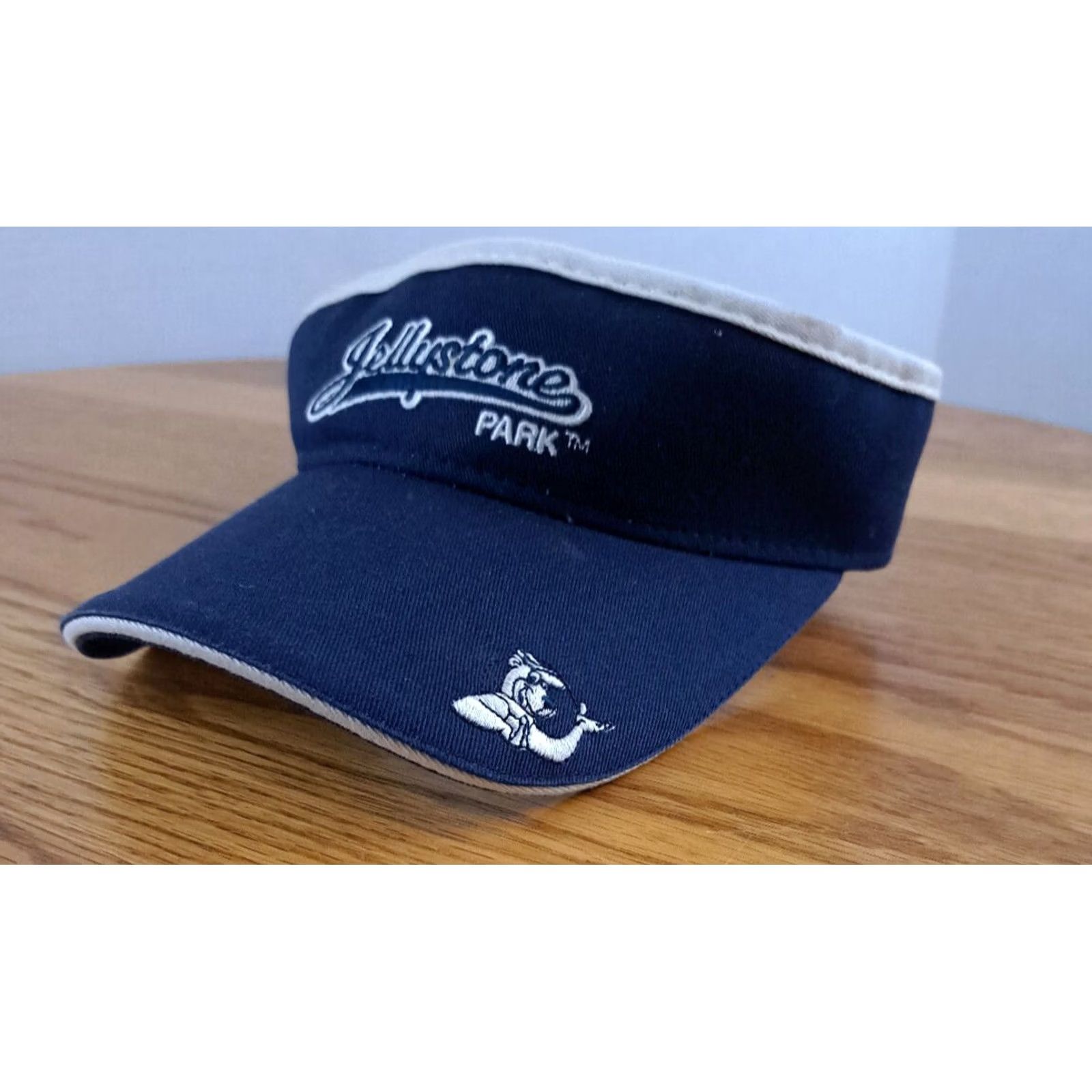 Vintage VINTAGE Yogi Bear Hat Visor Jellystone Park Adjustable Blue Cotton Canvas Men's Adjustable Visor Yog i Bear Theme Size US M / EU 48-50 / 2 - 3 Thumbnail
