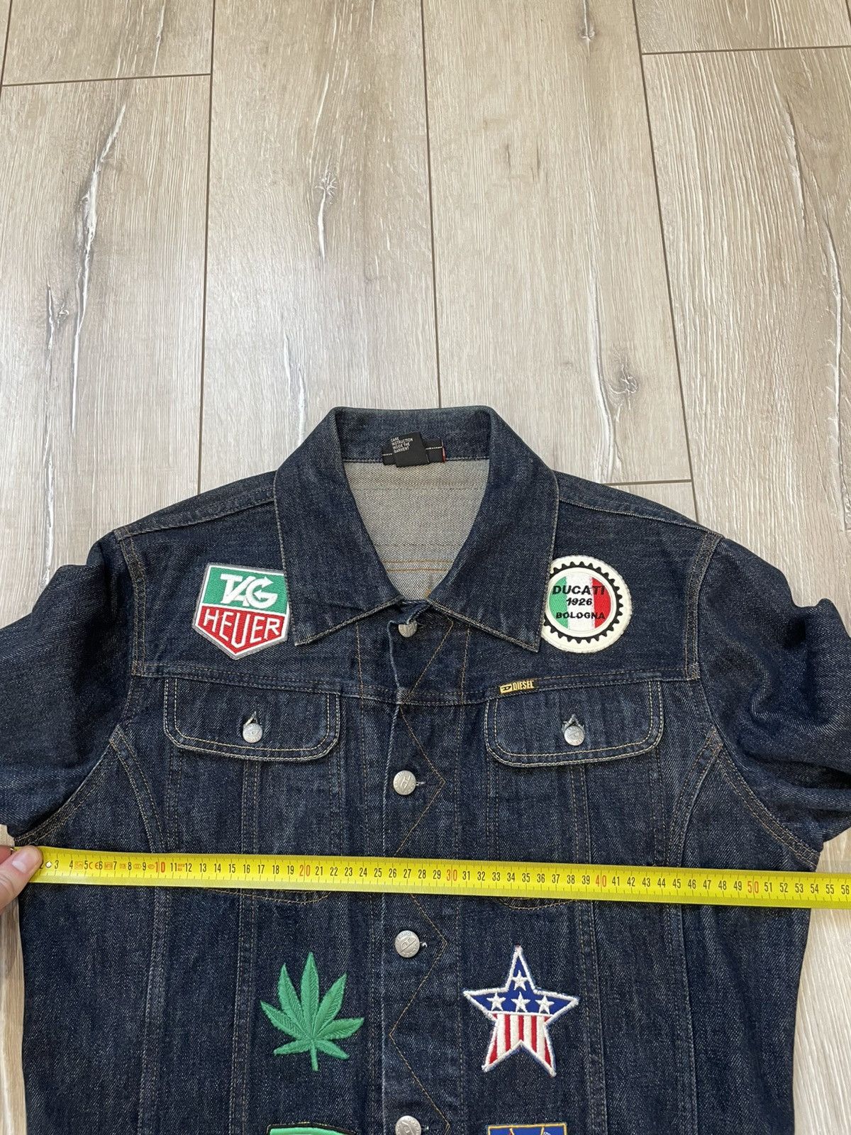 Diesel × Harley Davidson × Vintage Woman's Vintage Diesel Patches denim Jacket Harley-Davidson Size M / US 6-8 / IT 42-44 - 15 Thumbnail