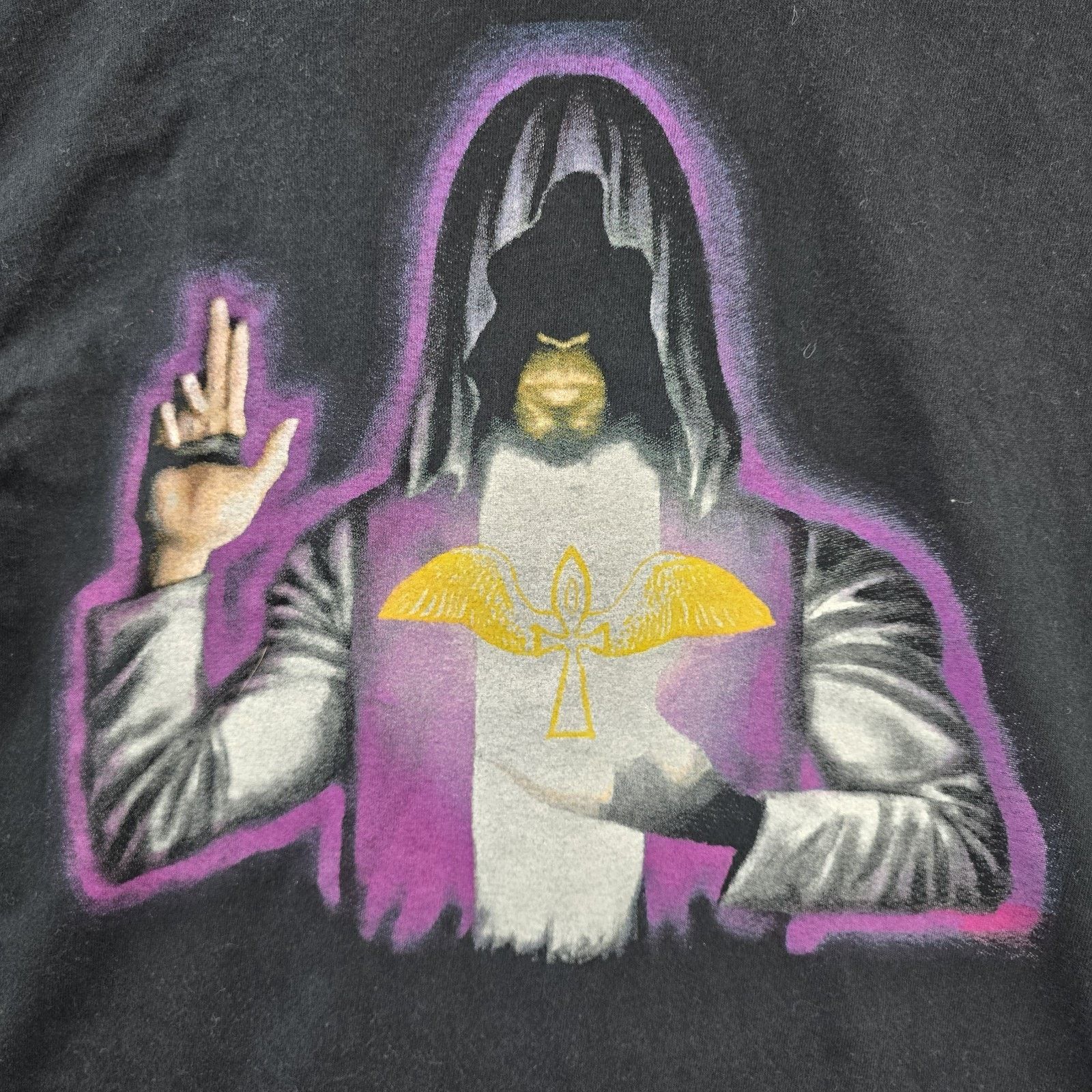 Gildan Vintage Fallen Angel Shirt Mens Medium Y2K Hooded Prince Size US M / EU 48-50 / 2 - 3 Thumbnail