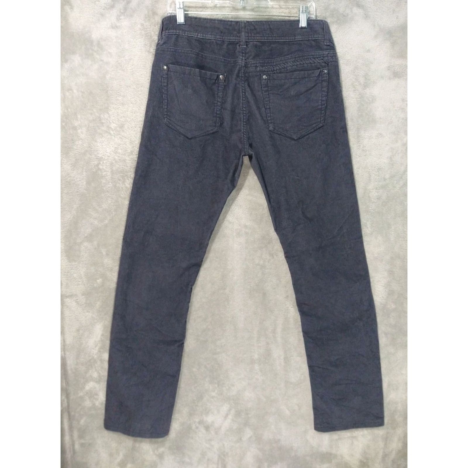 Athleta Athleta Pants Womens 10 Gray Frontier Corduroy Straight Leg Mid Rise Stretch Chino Casual Fall 10 Womens Size 32" / US 10 / IT 46 - 2 Thumbnail