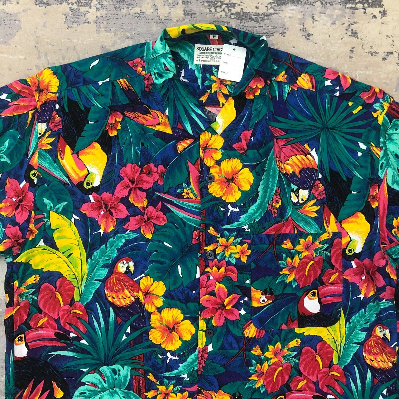 Arts & Science × Vintage T452 SQUARE CIRCLE x PHONOGRAPH TROPICAL MOTIF SHIRTS Size US M / EU 48-50 / 2 - 1 Thumbnail